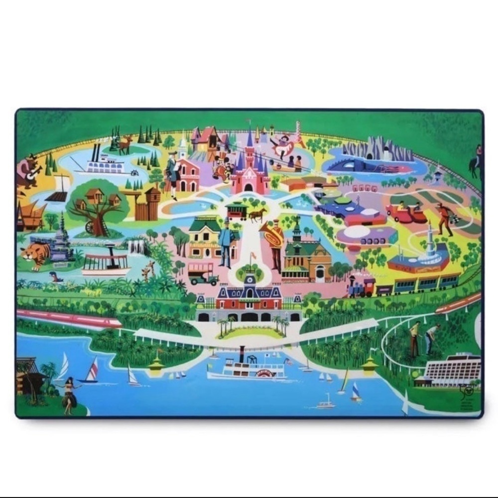 Disney Parks Mickey Mouse & Friends Placemat – WDW 50th Anniversary - Picture 2 of 2
